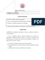 Semana Iv - Ficha I - Expresión Castellana