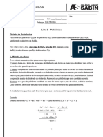 Lista.2.Polinômios - Mat. 4