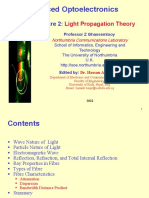 Lecture - 2 - Light Propagation Theory