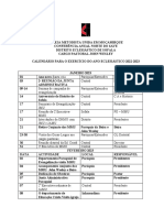 Calendario Paroquial