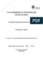 1.1 - Actividad Fundamental 3. Línea de Tiempo Sobre El Desarrollo de La Ciencia