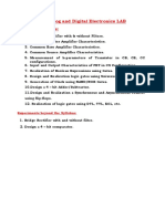 ADE Lab Manual - Analog Part PDF