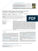 Development of Organic-Inorganic Hybrid Antimicrobial Materials by Mechanical Force and Application For Active Packaging