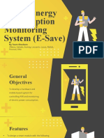 SMART ENERGY CONSUMPTION MONITORING SYSTEM E SAVE - Albeza Galado Itumay Lacuarin Lucas Malok Pascual Vela