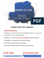 Divisions of Law