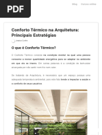 Conforto Térmico Na Arquitetura - Principais Estratégias - Projetou