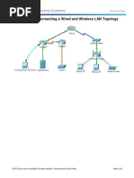 9.4.4.5 Packet Tracer - Connecting A Wired and Wireless LAN Instructions