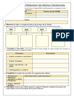 Carpeta de Recuperacion de Ciencia Y Tecnologia: Huevo Cocido Partes de La Célula