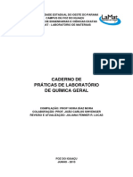 Caderno de Práticas de Laboratório de Química Geral