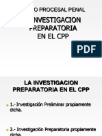 La Investigación Preparatoria CPP