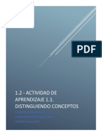 1.2 - Actividad de Aprendizaje 1.1. Distinguiendo Conceptos