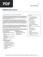 Si8920 Datasheet