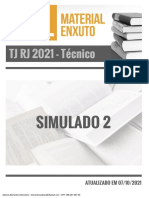 Simulado 2 TJ RJ 2021