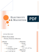 Electricity and Magnetism