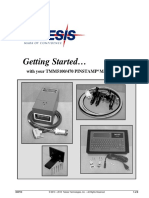 Getting Started : With Your TMM5100/470 PINSTAMP Marking System