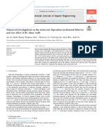 Liu Jin - Numerical Investigations On The Strain-Rate-Dependent Mechanical Behavior and Size Effect of RC Shear Walls PDF