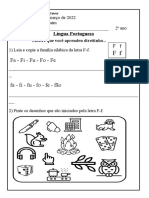 Atividades 2º Ano