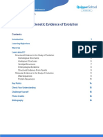 STUDY GUIDE UNIT 6.2 - Structural & Genetic Evidence of Evolution