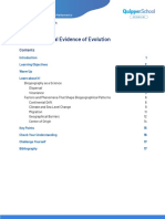 STUDY GUIDE UNIT 6.3 - Biogeographical Evidence of Evolution