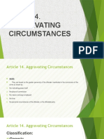 Aggravating Circumstances