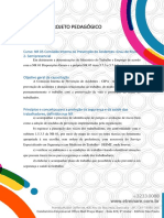 Projeto Pedagógico: Curso: NR 05 Comissão Interna de Prevenção de Acidentes - Grau de Risco 2-Semipresencial