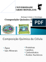 Composição Química Da Célula