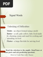 Signal Words