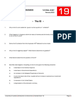 2022-2023 Introduction To Economics Tutorial Sheet #19