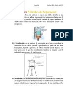 Métodos de Separación