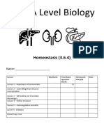 Y13 Homeostasis Booklet