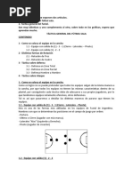 Táctica Fútbol de Salón.