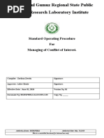 BGRSPHRLI4.1-03 SOP For Managing of Conflict of Interest