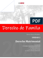 D DE FAMILIA 2.2 Concepto MATRIMONIO (S GALAZ) 2020