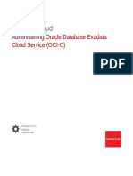 Administering Oracle Database Exadata Cloud Service PDF