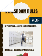 Classroom Rules