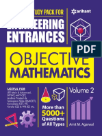 Amit Agarwal Agrawal - Complete Study Pack for Engineering Entrances Objective Mathematics Vol 2 for IIT JEE CET EAMCET MHT-CET more than 5000+ Questions Examples Solutions of all types 2022-Arihant A.pdf