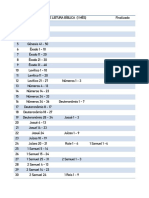 Plano de Leitura Bíblica