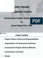 Construction Project Delivery Methods