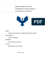 Estructura Política y Administrativa Del Estado..