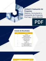 Unidad II. Evaluaciion Financiera de Proyectos.