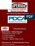 2013 Pile Driving Safety Presentation