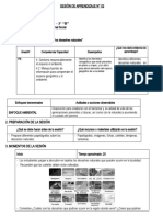 SESIÒN DE APRENDIZAJE - Nos Preparamos Ante Los Desastres Naturales