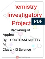 Chemistry Investigatory Project On Brown