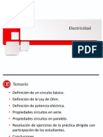 Diapositivas de Clase Ley de Ohm Circuitos Eléctricos PDF