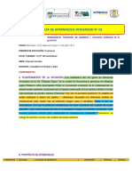 Segunda Experiencia de Aprendizaje Huayna Capac 2022 5º