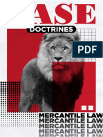 SBCA CBO CASE DOCTRINES Mercantile Law 2022 PDF