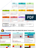 Kalender Semester Genap