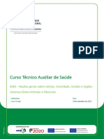 Manual UFCD 6565 - Noções Gerais Sobre Células, Imunidade, Tecidos e Órgãos - Sistemas Osteo-Articular e Muscular