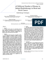 Comparison of Different Number of Beams in Intensity Modulated Radiotherapy in Head and Neck Cancer