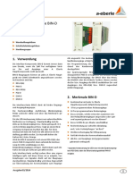 Interface-Baugruppe BIN-D: Technische Daten